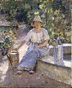 Theodore Robinson The Watering Pots oil